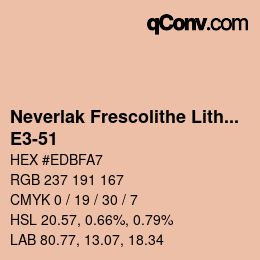 Farbcode: Neverlak Frescolithe Lithox Putop - E3-51 | qconv.com