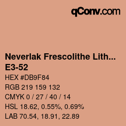 Code couleur: Neverlak Frescolithe Lithox Putop - E3-52 | qconv.com