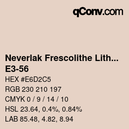 Code couleur: Neverlak Frescolithe Lithox Putop - E3-56 | qconv.com