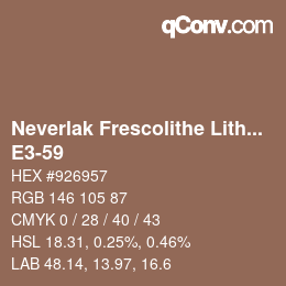 Code couleur: Neverlak Frescolithe Lithox Putop - E3-59 | qconv.com