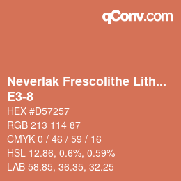 Color code: Neverlak Frescolithe Lithox Putop - E3-8 | qconv.com