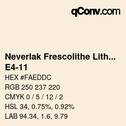 Code couleur: Neverlak Frescolithe Lithox Putop - E4-11 | qconv.com