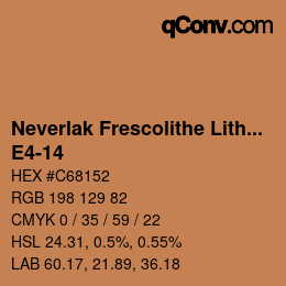 Code couleur: Neverlak Frescolithe Lithox Putop - E4-14 | qconv.com