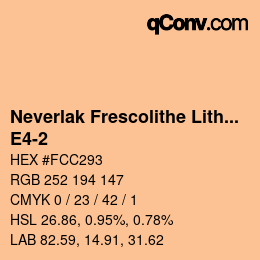 Código de color: Neverlak Frescolithe Lithox Putop - E4-2 | qconv.com