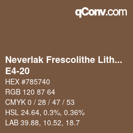 Farbcode: Neverlak Frescolithe Lithox Putop - E4-20 | qconv.com