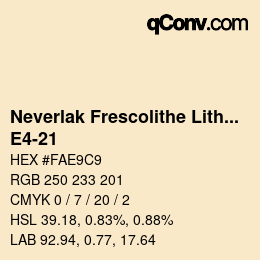 Farbcode: Neverlak Frescolithe Lithox Putop - E4-21 | qconv.com