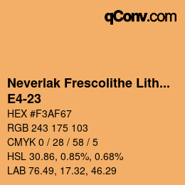 Código de color: Neverlak Frescolithe Lithox Putop - E4-23 | qconv.com