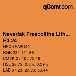 Código de color: Neverlak Frescolithe Lithox Putop - E4-24 | qconv.com