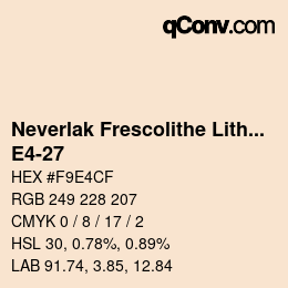 Código de color: Neverlak Frescolithe Lithox Putop - E4-27 | qconv.com