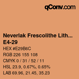 Farbcode: Neverlak Frescolithe Lithox Putop - E4-29 | qconv.com