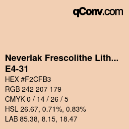 Farbcode: Neverlak Frescolithe Lithox Putop - E4-31 | qconv.com