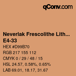 Código de color: Neverlak Frescolithe Lithox Putop - E4-33 | qconv.com