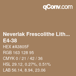 Code couleur: Neverlak Frescolithe Lithox Putop - E4-38 | qconv.com