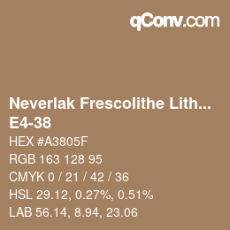 カラーコード: Neverlak Frescolithe Lithox Putop - E4-38 | qconv.com