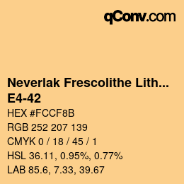 Code couleur: Neverlak Frescolithe Lithox Putop - E4-42 | qconv.com