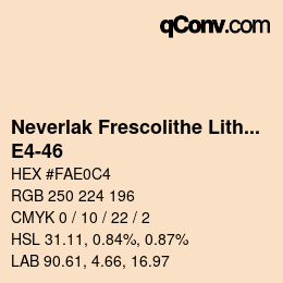 カラーコード: Neverlak Frescolithe Lithox Putop - E4-46 | qconv.com