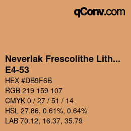 Farbcode: Neverlak Frescolithe Lithox Putop - E4-53 | qconv.com