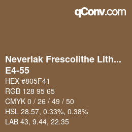 Farbcode: Neverlak Frescolithe Lithox Putop - E4-55 | qconv.com