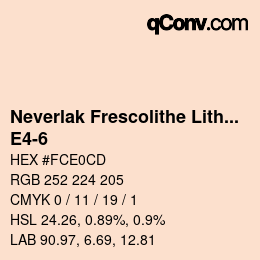 Farbcode: Neverlak Frescolithe Lithox Putop - E4-6 | qconv.com