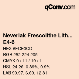 Código de color: Neverlak Frescolithe Lithox Putop - E4-6 | qconv.com