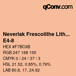 Código de color: Neverlak Frescolithe Lithox Putop - E4-8 | qconv.com