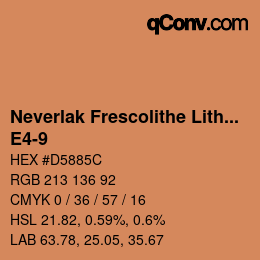 Código de color: Neverlak Frescolithe Lithox Putop - E4-9 | qconv.com