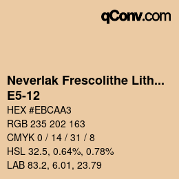 Farbcode: Neverlak Frescolithe Lithox Putop - E5-12 | qconv.com