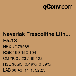 Farbcode: Neverlak Frescolithe Lithox Putop - E5-13 | qconv.com