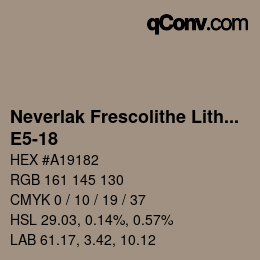 Farbcode: Neverlak Frescolithe Lithox Putop - E5-18 | qconv.com