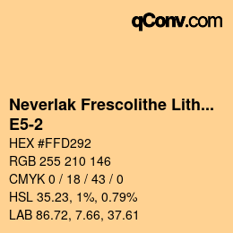 Código de color: Neverlak Frescolithe Lithox Putop - E5-2 | qconv.com