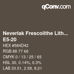 Farbcode: Neverlak Frescolithe Lithox Putop - E5-20 | qconv.com