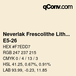 Code couleur: Neverlak Frescolithe Lithox Putop - E5-26 | qconv.com