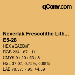 Code couleur: Neverlak Frescolithe Lithox Putop - E5-28 | qconv.com