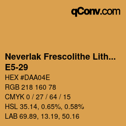 Code couleur: Neverlak Frescolithe Lithox Putop - E5-29 | qconv.com