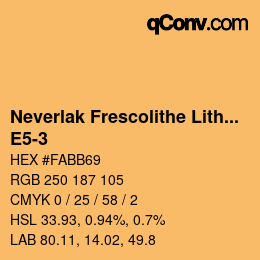 Code couleur: Neverlak Frescolithe Lithox Putop - E5-3 | qconv.com