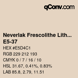 カラーコード: Neverlak Frescolithe Lithox Putop - E5-37 | qconv.com