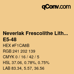 Code couleur: Neverlak Frescolithe Lithox Putop - E5-48 | qconv.com