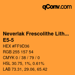 Código de color: Neverlak Frescolithe Lithox Putop - E5-5 | qconv.com