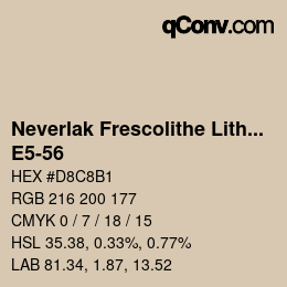 Farbcode: Neverlak Frescolithe Lithox Putop - E5-56 | qconv.com