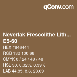 Code couleur: Neverlak Frescolithe Lithox Putop - E5-60 | qconv.com