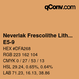 Código de color: Neverlak Frescolithe Lithox Putop - E5-9 | qconv.com