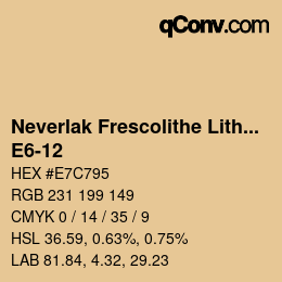 Farbcode: Neverlak Frescolithe Lithox Putop - E6-12 | qconv.com