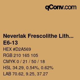 Código de color: Neverlak Frescolithe Lithox Putop - E6-13 | qconv.com