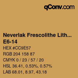 Farbcode: Neverlak Frescolithe Lithox Putop - E6-14 | qconv.com