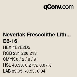 Code couleur: Neverlak Frescolithe Lithox Putop - E6-16 | qconv.com