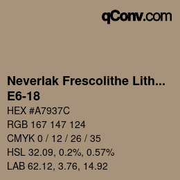 Farbcode: Neverlak Frescolithe Lithox Putop - E6-18 | qconv.com