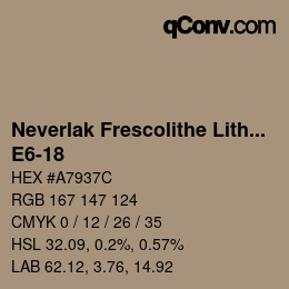 カラーコード: Neverlak Frescolithe Lithox Putop - E6-18 | qconv.com