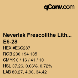 Code couleur: Neverlak Frescolithe Lithox Putop - E6-28 | qconv.com