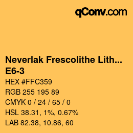 Código de color: Neverlak Frescolithe Lithox Putop - E6-3 | qconv.com