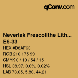 Color code: Neverlak Frescolithe Lithox Putop - E6-33 | qconv.com